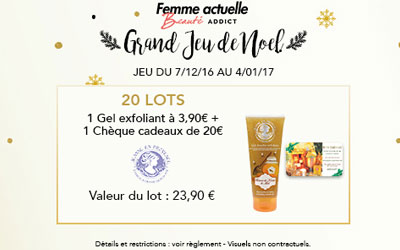 Concours gagnez 1 gel exfoliant + 1 chèque cadeau Jeanne en Provence