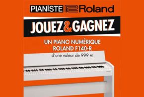 Concours gagnez 1 piano numérique Roland