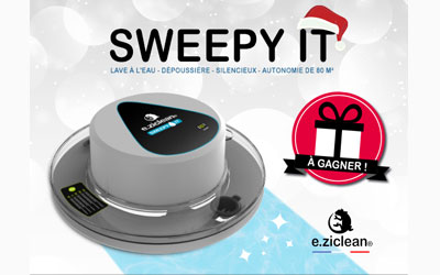 Concours gagnez 1 robot laveur de sols e.ziclean Sweepy it