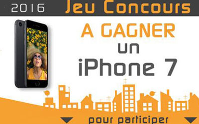 Concours gagnez 1 smartphone iPhone 7 de 769 euros