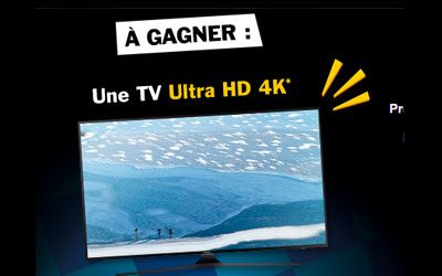 Concours gagnez 1 téléviseur Samsung UHD 4K