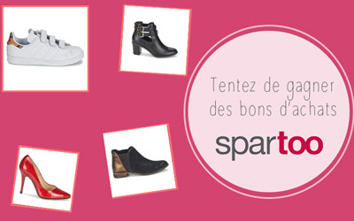 Concours gagnez 10 bons d'achat Spartoo de 200 euros