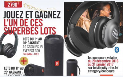 Concours gagnez 10 casques audio JBL