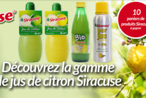 Concours gagnez 10 paniers de produits Syracuse