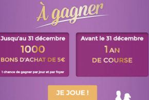 Concours gagnez 1040 euros de bons d'achat Casino