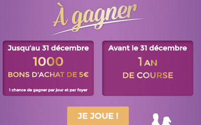 Concours gagnez 1040 euros de bons d'achat Casino