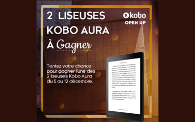 Concours gagnez 2 liseuses Kobo Aura