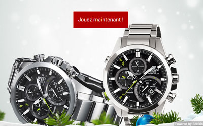 Concours gagnez 2 montres Casio