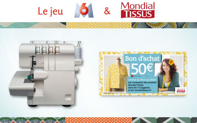 Concours gagnez 2 surjeteuses