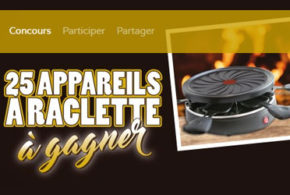 Concours gagnez 25 appareils à raclette