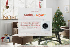 Concours gagnez 25 caméras d'intérieur Gigaset