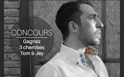 Concours gagnez 3 chemises sur mesure