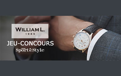 Concours gagnez 3 montres William