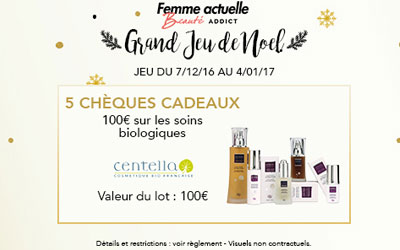 Concours gagnez 5 chèques cadeau de 100 euros