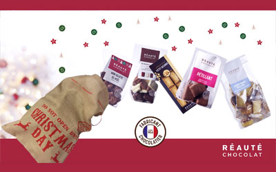 Concours gagnez 5 hottes de Noël Réauté Chocolat