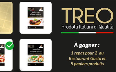 Concours gagnez 5 paniers de produits cuisinés Treo