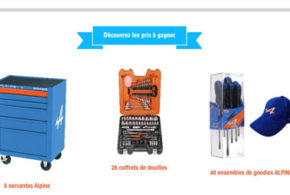 Concours gagnez 5 servantes à outils Alpine