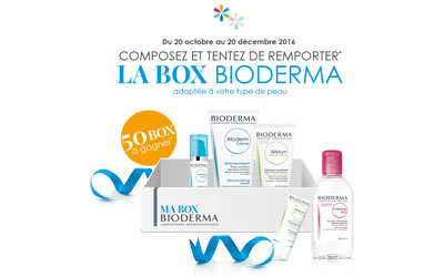 Concours gagnez 50 lots de 4 produits de soins Bioderma