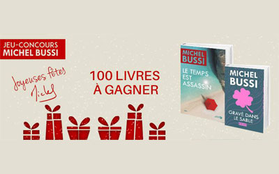 Concours gagnez 50 romans de Michel Bussi en version papier