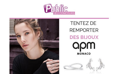 Concours gagnez des bijoux APM Monaco