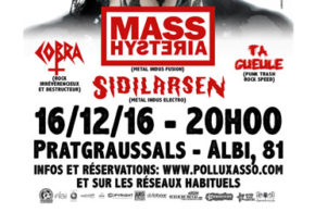 Concours gagnez des invitations pour le concert de Mass Hysteria