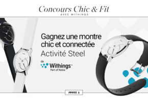 Concours gagnez des montres connectées Withings