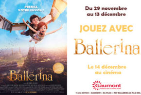Concours gagnez des places de cinéma pour le film Ballerina