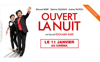 Concours gagnez des places de cinéma pour le film Ouvert la nuit