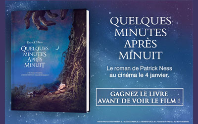 Concours gagnez des romans Quelques minutes après minuit de Patrick Ness