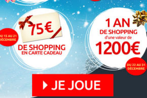Concours gagnez un an de shopping de 1200€
