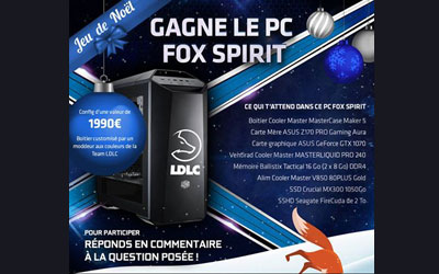 Concours gagnez un ordinateur LDLC de 1990 euros