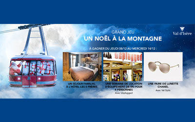 Concours gagnez un séjour au ski pour 26 personnes à Val d'Isère