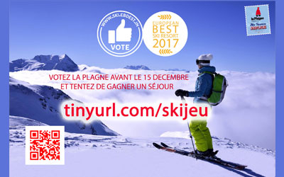 Concours gagnez un séjour au ski pour 4 à La Plagne