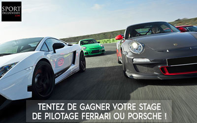 Concours gagnez un stage de pilotage Ferrari F430 4 tours