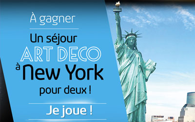 Concours gagnez un voyage de 5 jours pour 2 à New York