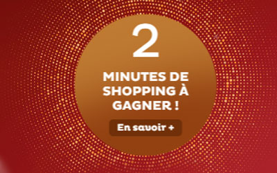 Concours gagnez une séance de shopping de 2 minutes dans un magasin Nocibé