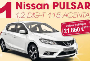 Concours gagnez une voiture Nissan Pulsar de 21860 euros