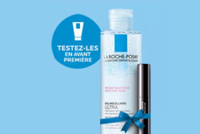 Test produit, 100 duos mascara + eau micellaire La Roche-Posay