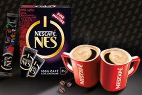 Test produit, 2000 packs des sticks de café Nescafé Nes
