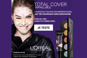 Test produit, Duo Fond de teint et Palette Infaillible Total Cover