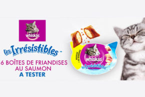 Test produit, Les irresistibles saumon WHISKAS