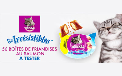 Test produit, Les irresistibles saumon WHISKAS