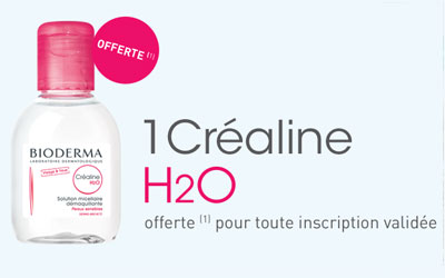 Une miniature Créaline H20 Bioderma Gratuite