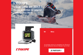 Concours gagnez 1 caméra vidéo GoPro avec LCD