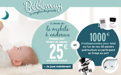 Concours gagnez 1 chariot d'équipements pour bébé