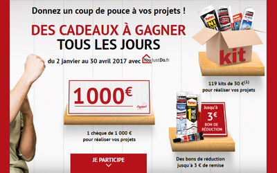 Concours gagnez 1 chèque de 1000 euros