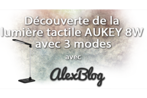 Concours gagnez 1 lumière tactile AUKEY