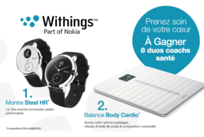 Concours gagnez 1 montre connectée Steel HR