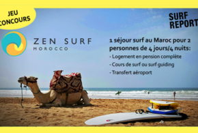 Concours gagnez 1 séjour de surf de 4 jours pour 2 au Maroc
