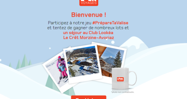 Concours gagnez 1 séjour d'une semaine pour 2 au Club Lookéa Morzine Avoriaz